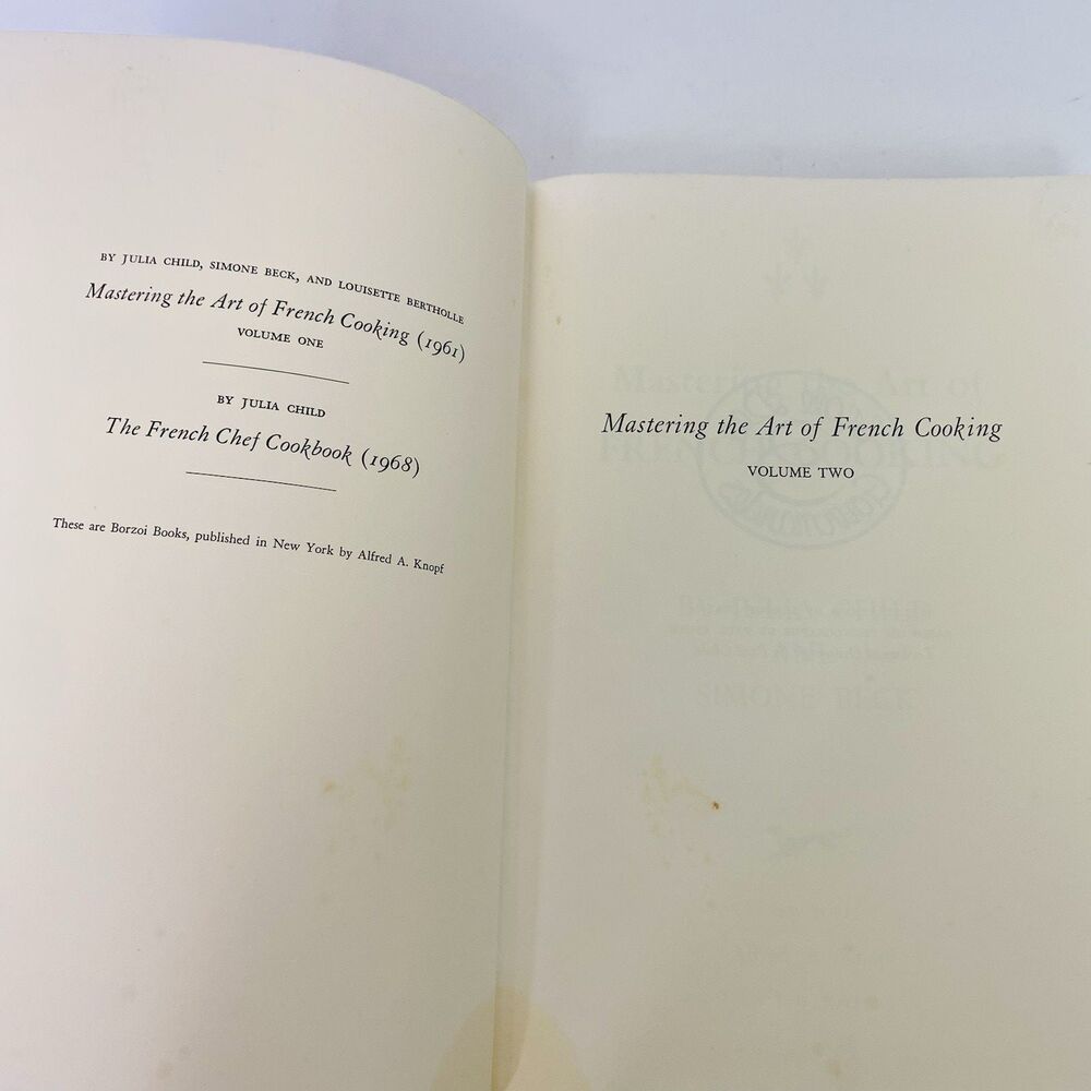 Mastering the Art of French Cooking Julia Child Simone Beck Volume Two 1st Ed - Picture 7 of 14